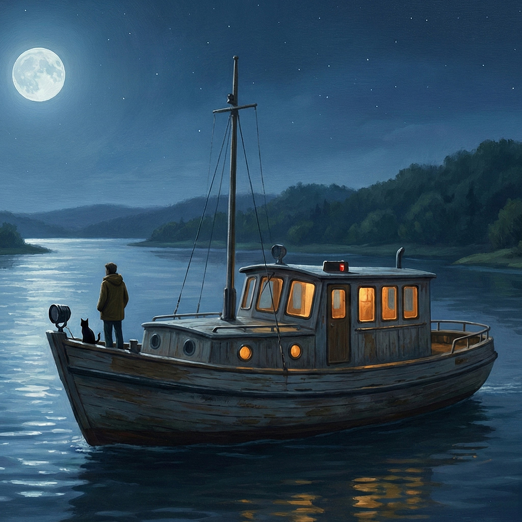 Slaapverhaal: postboot